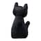 Glitzhome® 18"H Halloween Hooked Skeleton Cat Shaped Pillow